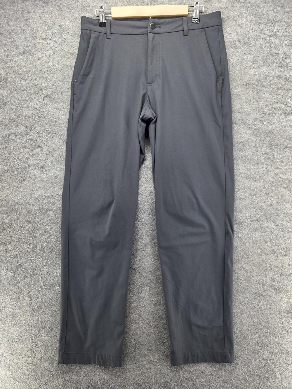 VRST Pants Mens 32x32 Gray Dress Slim Tapered Stretch Polyester Spandex